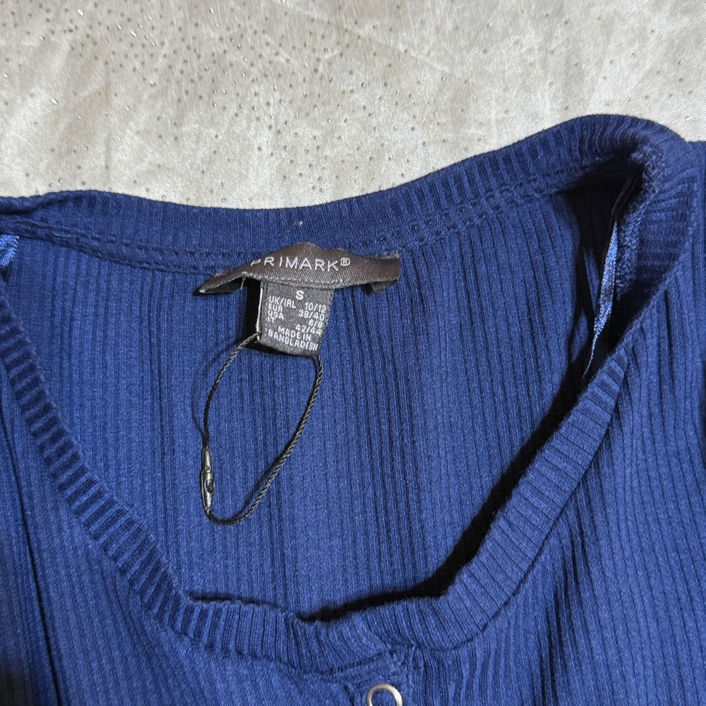 Primark Navy Blue  bodysuit women size S - Picture 4 of 6